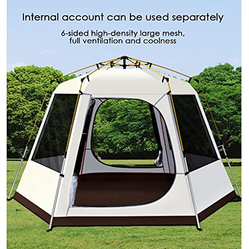 Carpa para Camping YXCKG 3-4 Personas, Ligera, Domo Verde miniatura 5