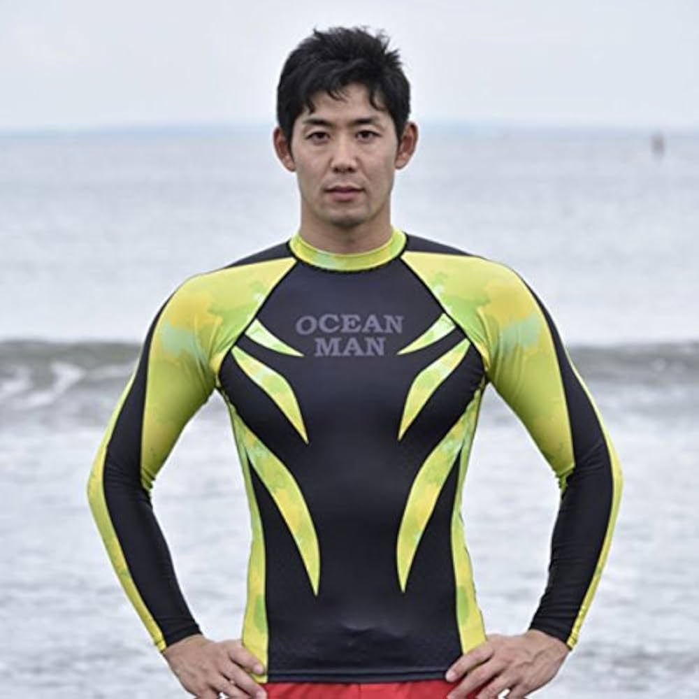 Amazon | GUARD ガード 日焼け くらげ予防 メンズ水着 超撥水ラッシュ