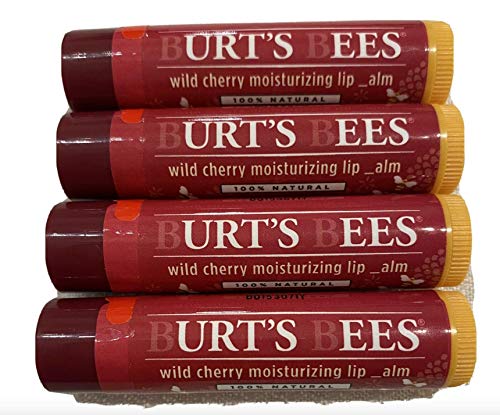Burt's Bees Wild Cherry Lip Balm (PACK OF 4)