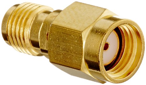 Pomona 72967 Brass SMA Jack (Female) to Reverse Polarity SMA Jack (Female) Adapter, 50 Ohms, 0.71