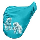  ©Kollektion Bötzel - Sattelschoner - Sattelschutz - Sattelbezug - Pferdemotiv - Haflinger - 07057