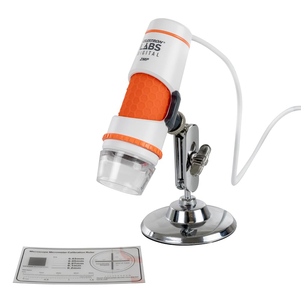 Amazon.com : Celestron Labs Digital 2MP Handheld Microscope – 20x