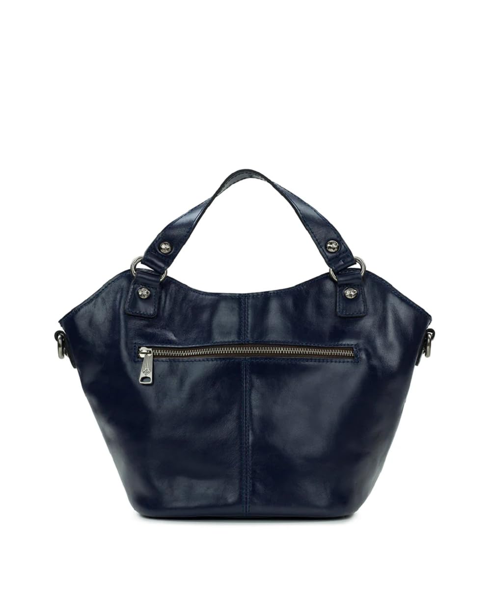 Patricia Nash Caterina Tote Hobo - Vintage Distressed Leather, Women's Fashion-Forward Mature Crossbody Satchel, 15 3/8