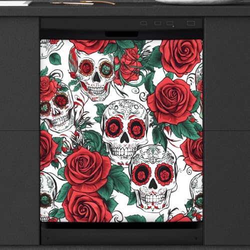 Panel frontal magnético Mexpekil Skulls para decorar cocinas modernas