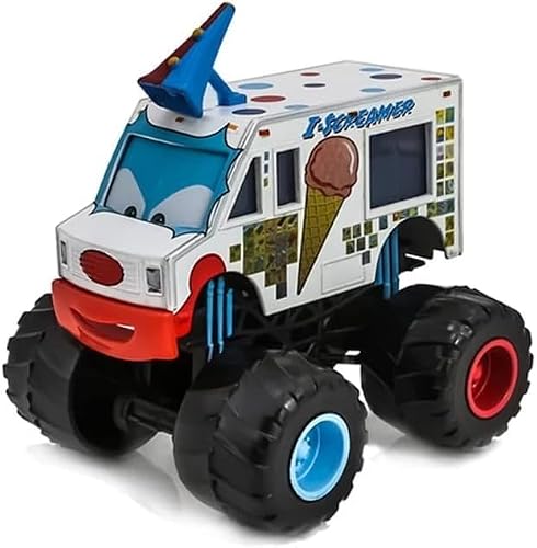 S 2 3 Curz Mater Black Storm Jackson Danny Swervez Giant Wheels Cars Diecast Vehicles Toys Set Children Car Toy Friction Powered Truck Toy (bf-icecreamer)