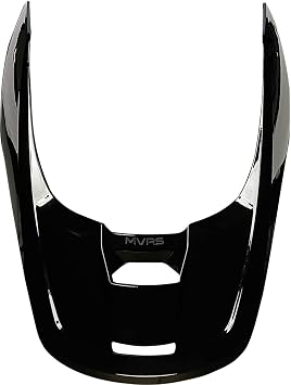 Fox Racing Mens V1 Helmet Visor,Black - Plaic,Large
