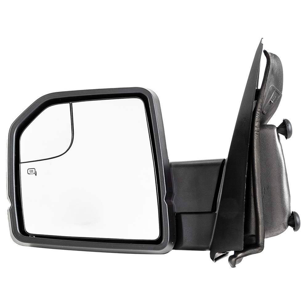 MOTORHOTDriver's Side Power Heated Folding Towing Mirrors Replacement for 2015 2016 2017 2018 Ford F-150 XL XLT 3.5L 5.0L with Signal Light & Blind