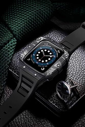 Kit modification Apple Watch carbone pour protéger l'écran des chocs - 3