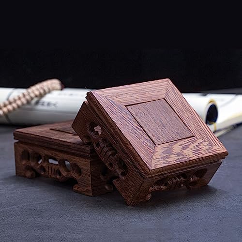 Base en bois Oumefar évite taches de chaleur table thé - 5