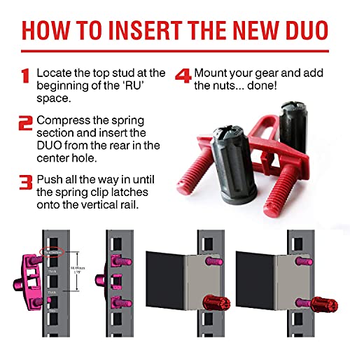 Snapklik.com : Rackstuds - DUO2 1RU Series II Rack Mount Solution ...