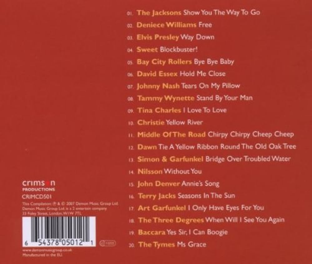 ABSOLUTE HITS: 70'S NO 1'S - Absolute Hits: 70's No 1's