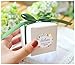 Produktbild 100 kleine weiße Geschenkboxen Geschenkverpackung Geschenkschachtel (mit Satinband) + runde Aufkleber SCHÖN, DASS DU DA BIST, Verpackung für Bonboniere Hochzeit,Gastgeschenke, als give-away Mitgebse