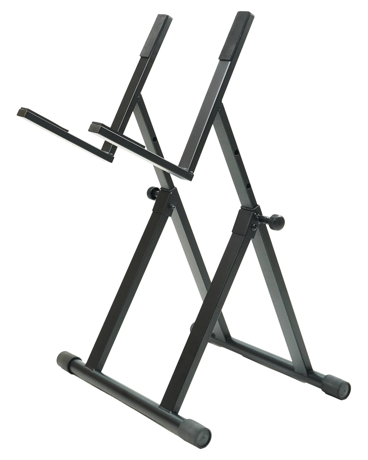 Stage Rocker Heavy Duty Amp Stand for Guitar and Bass, Stable 64° A-Frame Support for Heavy Duty Amps, 150 lbs Capacity, Adjustable Height 26–31", Black