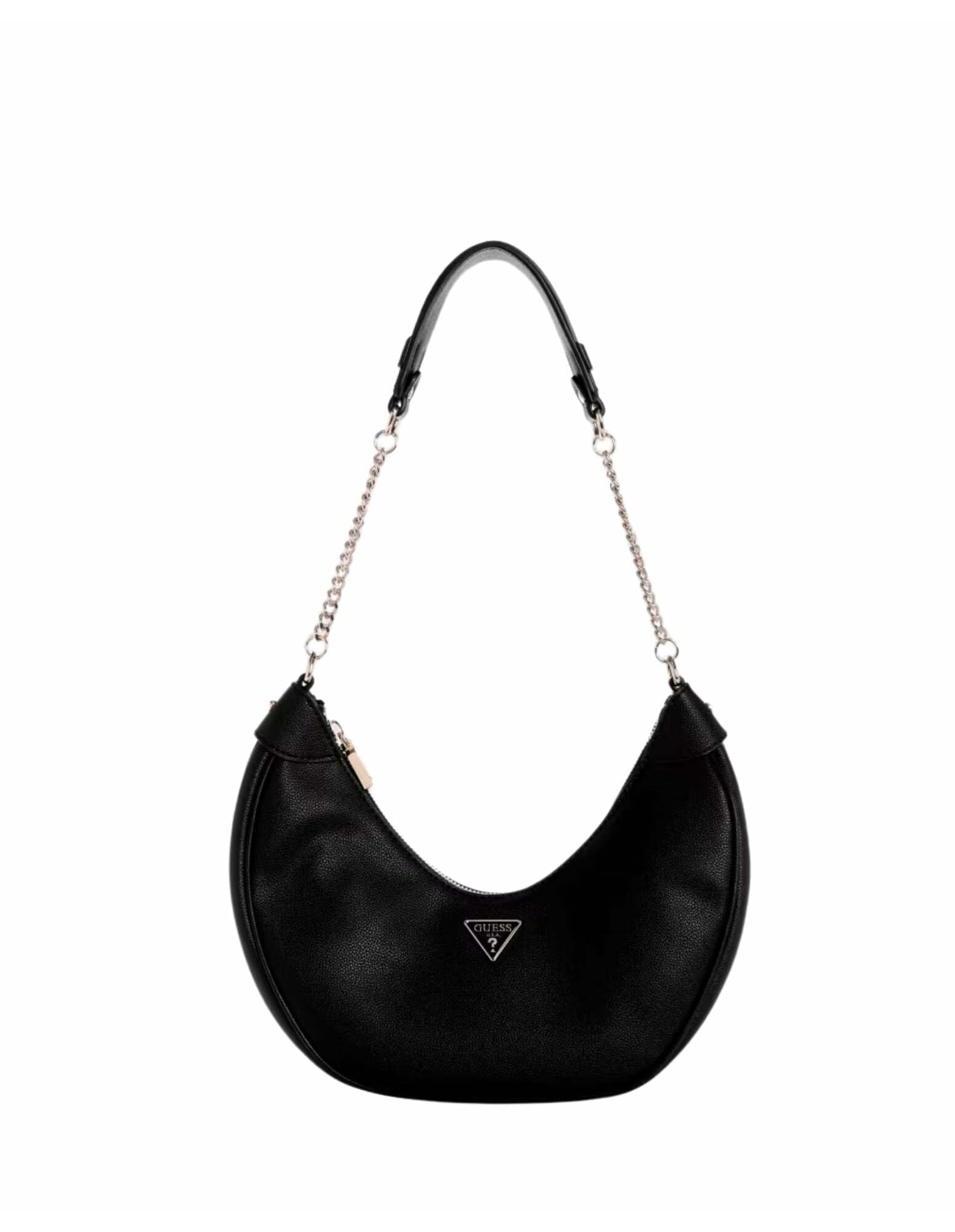 GUESS Women Fedora hobo Shoulder Bag, Black, One Size