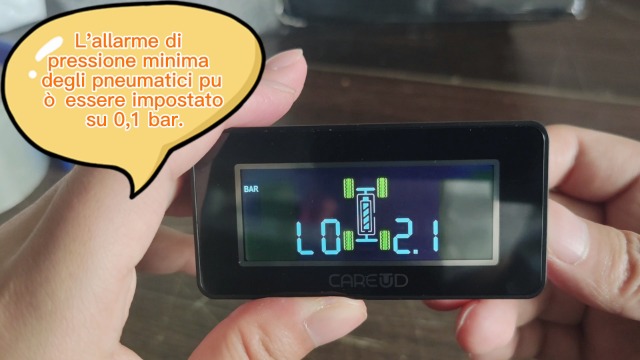 TPMS Wireless Con 5 Sensori – Monitoraggio Pressione Pneumatici In Tempo Reale Con Display LCD, Ricarica Solare E USB Per Auto, RV E MPV