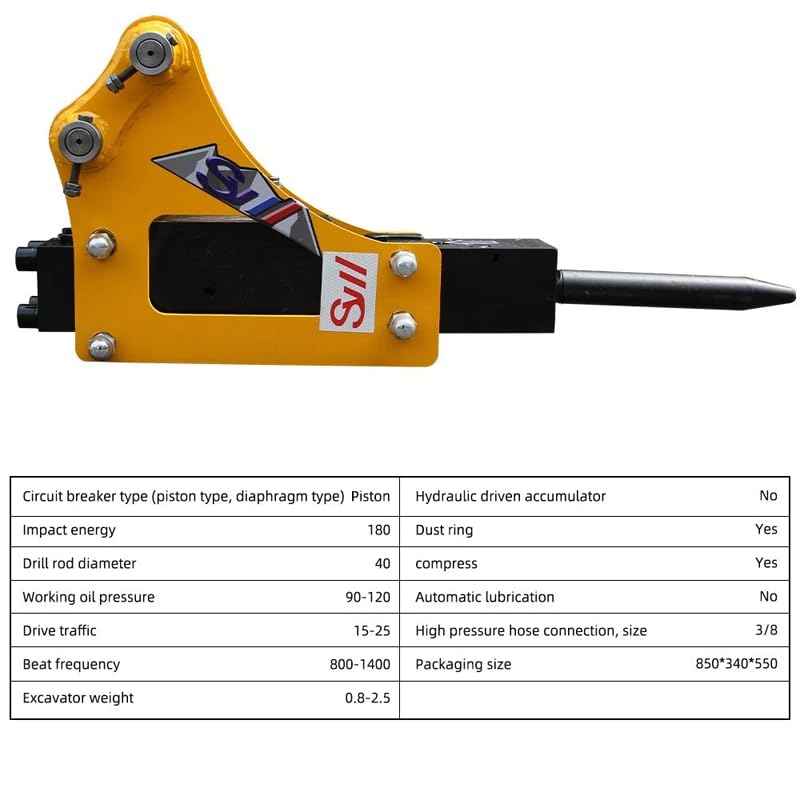 DigSwift Mini Excavator Hydraulic Hammer