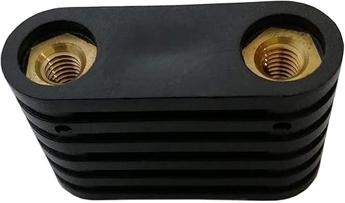 Miniatura 6 de 6 piezas de windsurf de plástico negro 2 agujeros correa inserción windsurf tabla de surf accesorios de surf