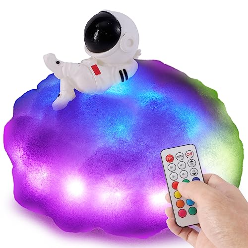 Cloud Led Lights, Colorful Astronaut LED Cloud Lamp with Rainbow Effect,...