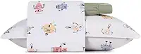 Jogo cama simples 2pc Mundo Kids Malha - Cyberfofos - Solteiro