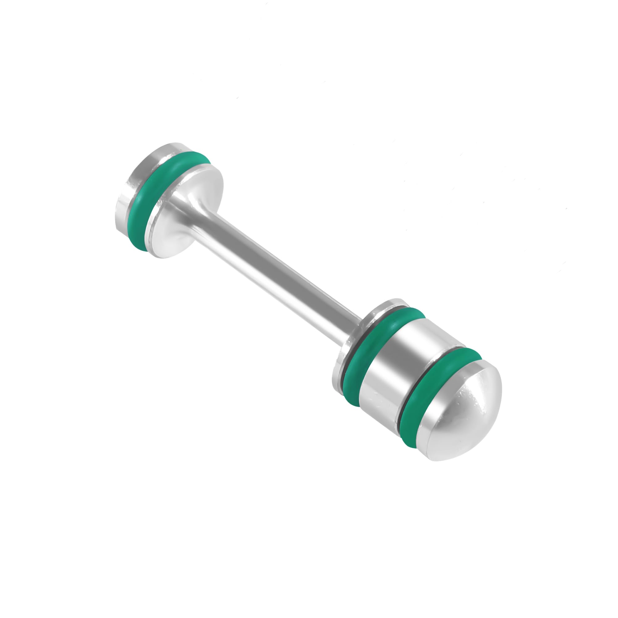 Oil Diverter Barbell 6061-T6 Aluminum Alloy for GM Gen III &amp; IV LS Engines - Fits LS1 LS2 LS3 LS6 LQ4 LQ9 L92 L99 4.8L 5.3L 5.7L 6.0L 6.2L - Billet Rear Galley Plug Performance Upgrade