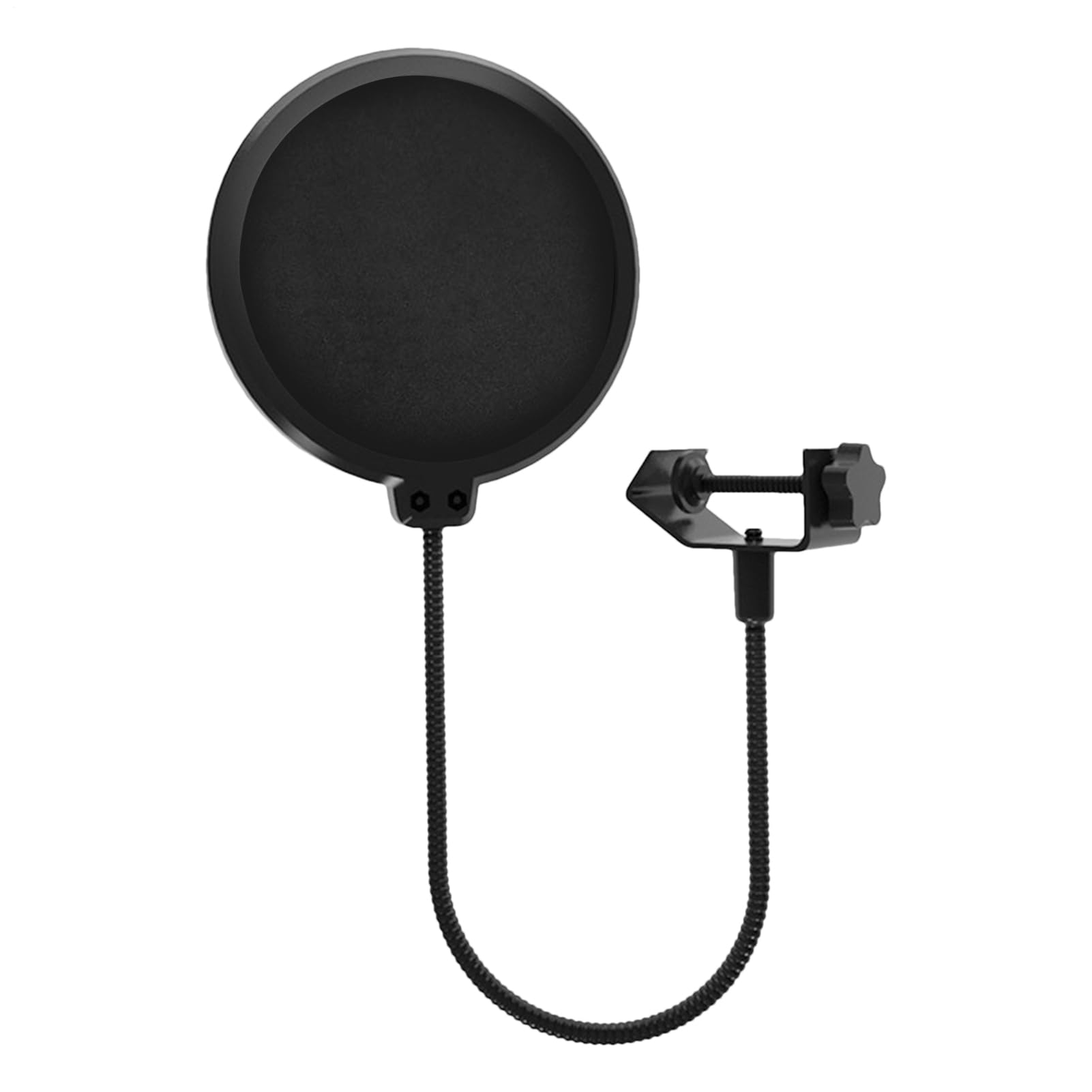 Filtro Anti-Pop Per Microfono Filtro Anti-Pop Regolabile a Doppio Strato | Schermo Antivento e Anti-pop da Studio Presentazione Doppiaggio Registrazione Canto Podcasting Streaming Gaming Musica Vo