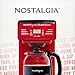 Nostalgia Retro 12-Cup Programmable Coffee Maker With LED Display, Automatic Shut-Off & Keep Warm, Pause-And-Serve Function, Red