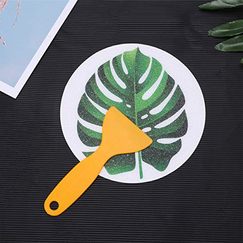 DOITOOL 8PCS Bathtub Stickers Non Slip for Adults or Kids,Monstera Leaves Patterns Anti Slip Shower Decals Non Slip Safety Adhesive Shower Appliques with 1 Scraper for Bath Tub and Shower Surfaces