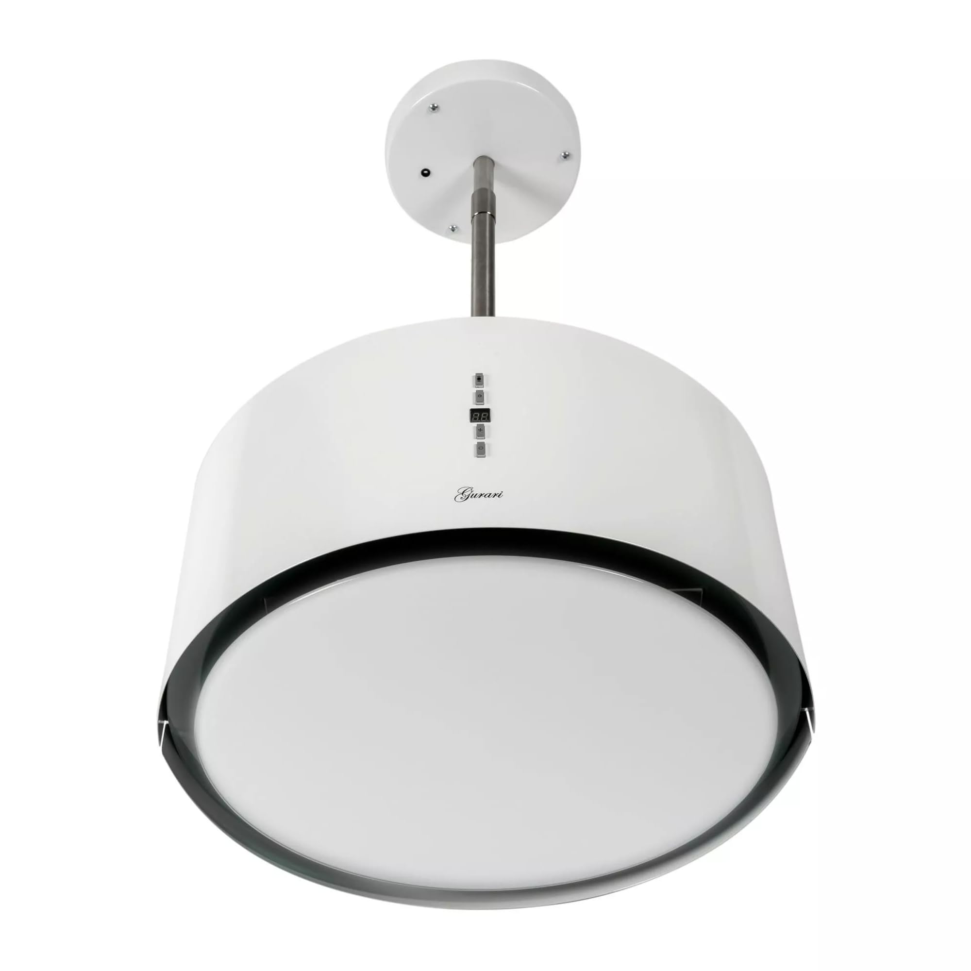 Cappa da Cucina a Isola Gurari GCH I 237 · 50 cm · Bianca · Aspirante 860 m³/h · 3 Livelli di Potenza · Illuminazione LED · Timer · Ricircolo con Filtri