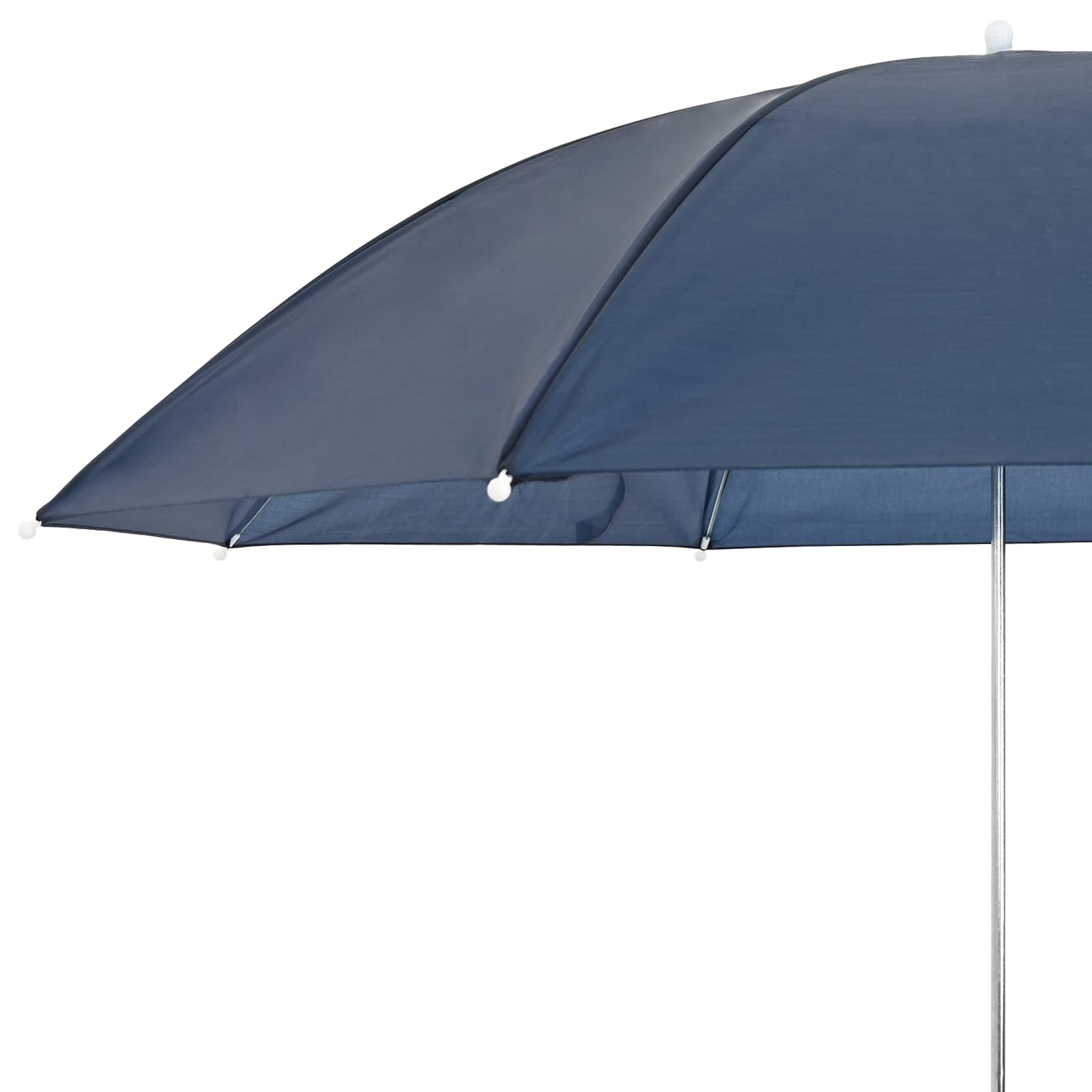 Parasol przeciwsłoneczny z zaciskiem, kolor czerwony, Ø x z poliestru 170T, przenośny, na balkon, taras, do ogrodu, z praktycznym źródłem cienia i ochroną przed promieniowaniem UV