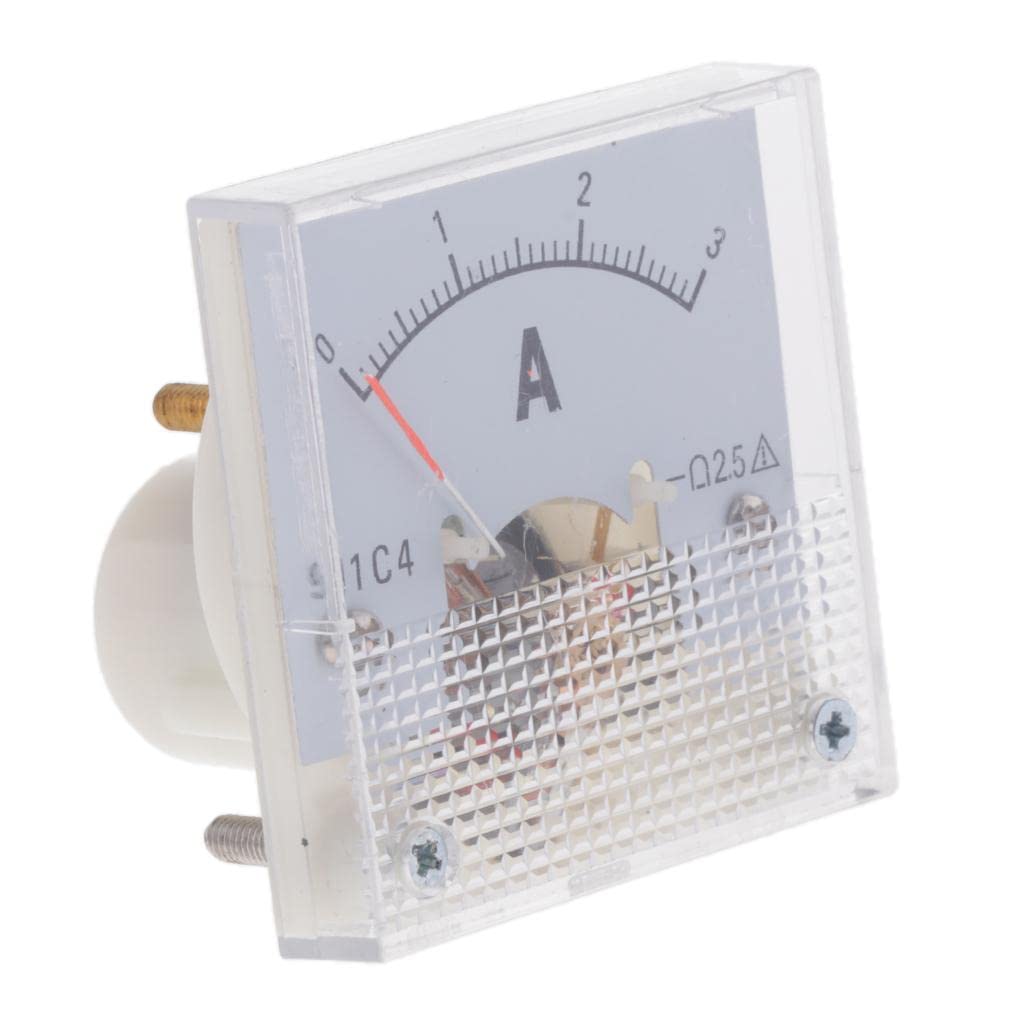 DC Ammeter Analog Panel Meter Amp Meter Current Gauge 2.5% 0-3A |Home & Garden | Tools | Measuring & Layout Tools | Electrical Testers-image-27