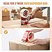 Rolett Packing Tape, 12 Rolls Shipping Tape, Heavy Duty Packaging Tape 1.88