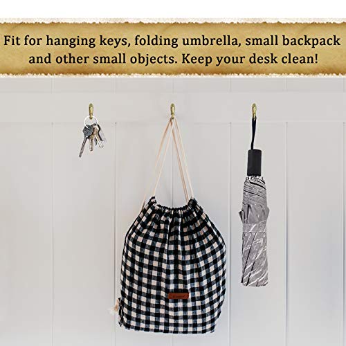 30 Pcs Push Pin Picture Hooks, Push Pin Hangers, Decorative Push Pins For Wall Hanging, Thumb Tacks For Hanging, Bulletin Board Hooks (Silver & Gold & Black) #TOP1