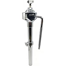 Single Tom Drum Mount Holder Long L-Rod Tom Arm Ball Clamp Mount Bracket for Percussion Cymbal Stand Drum Set Rack Mount Hardware Part