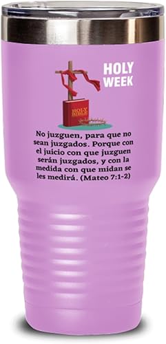 Regalos religiosos para mujer o hombre - Bendecire al Senor en todo momento para quinceanera, matrimonio, bautizo, primera comunión - Vaso de Vino