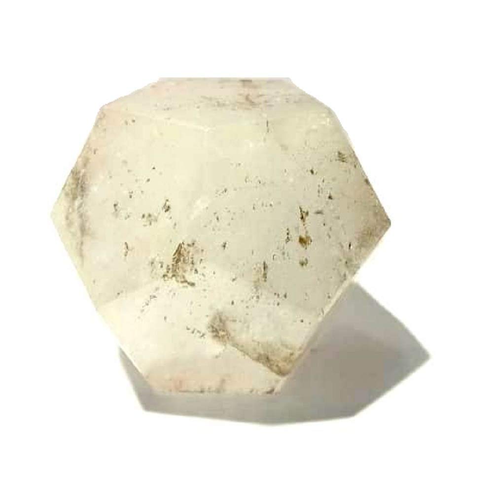 Crystal Quartz Dodecahedron Gemstone Sphatik Original Crystal Natural Authentic Good Luck Genuine Divine Holy Pious Metaphysical Size20-30mm