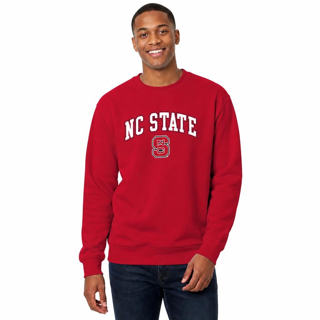NCAA College Sweatshirt Fleece Crewneck Pullover for Men and Women