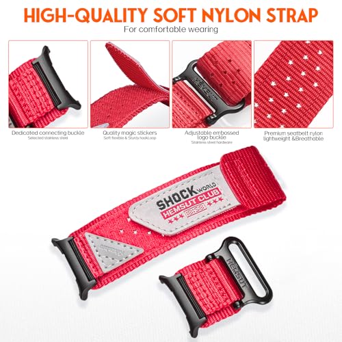 Image of Nylon Watch Band Compatible with Samsung Galaxy Watch Ultra 1 /2. | Millitary Nylon Strap Galaxy Watch Ultra -47mm for Men.