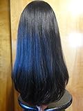 Malky Wig Sheitel 100% European Multidirectional Wig Soft Black 1B 22'