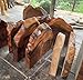 Live Edge Floating Wall Shelves, Teak Wood, Modern Rustic Decor (15