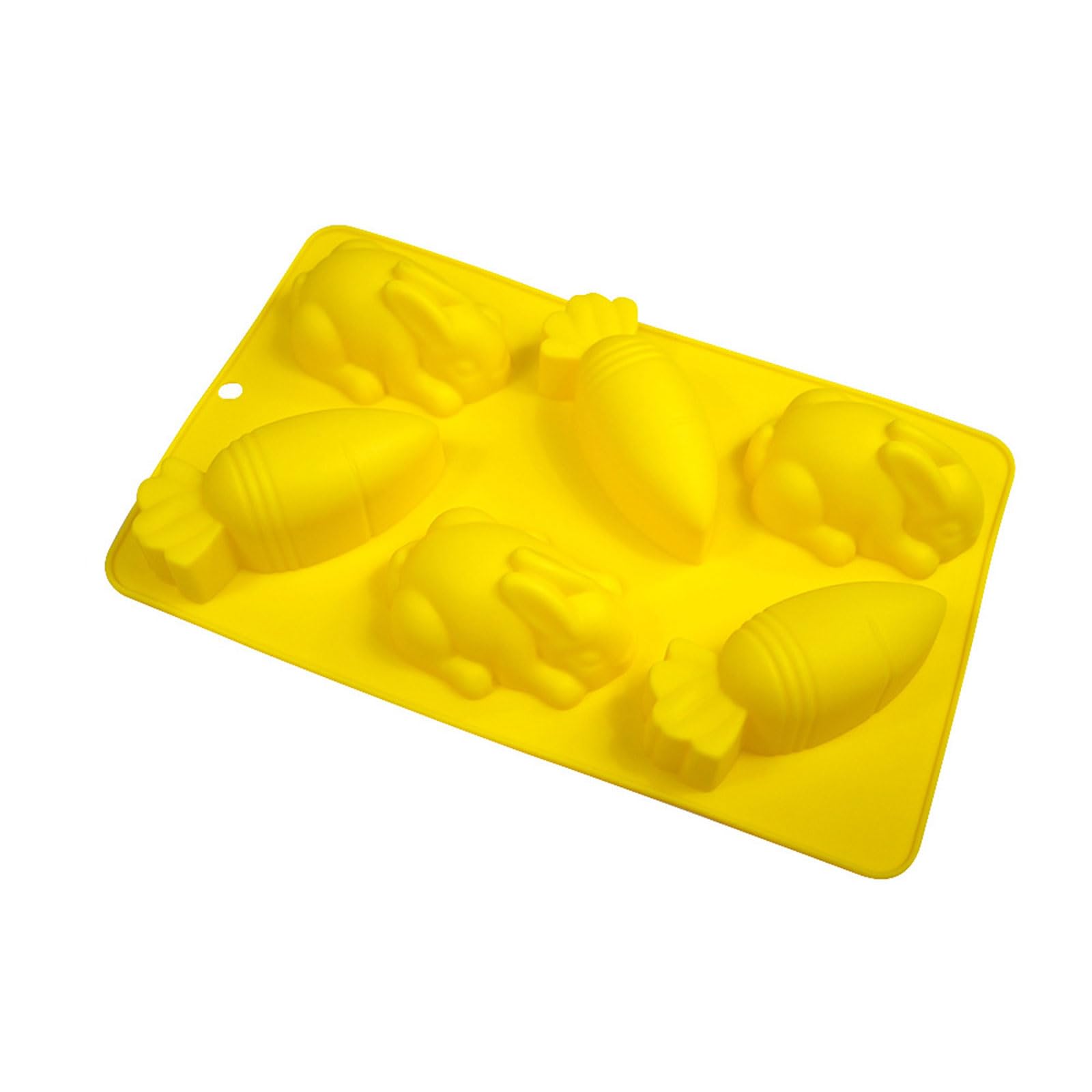 ZEPFJHE Unique Rabbits and Carrot/Eggs Silicone Molds for Cakes Snacks and Creative Cooking Practical Kitchen Bakeware Food Grade Elastomer Bakeware