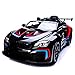 ATAA M6 GT3 - Noir - Voiture électrique pour Enfant avec Batterie 12v , télécommande pour Parents, siège rembourré et Roues en Gomme