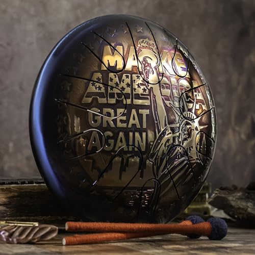 Steel Tongue Drum MAGA 12" percusión artesanal 10 notas miniatura 4
