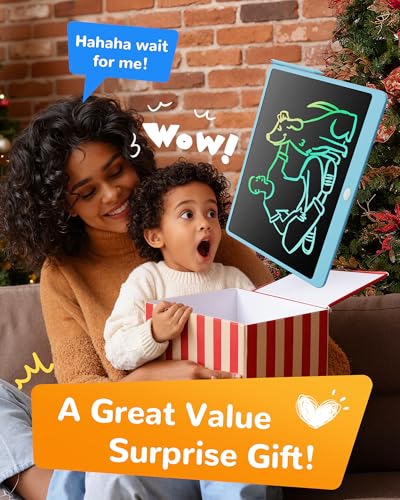 Image of KOKODI LCD Writing Tablet, 16 Inch Colorful Doodle Board Drawing Tablet, Erasable Reusable Electronic Drawing Pads, Educational and Learning Toy for 3-6 Years Old Boy and Girls