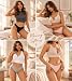 BeReady String Tanga Damen Baumwolle Sexy Unterwäsche Frauen Set Unterhosen Damen Slips Mehrpack Atmungsaktiv Thong Bikini Pantys 6 Pack