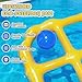 Tic-Tac-Toe Pool Toys Game Set, Giant Inflatable Floating Board Set with 10 Balls, Pool Toys Party Game for Kids Adults Teens, Summer Water Party Backyard Beach Yard Field Day Outdoor Activities