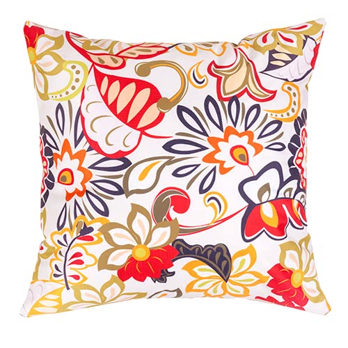 Gardenista Outdoor Decorative Cushion, Printed Flowers Cushions, Cushions with Cover Included, Water Resistant, Outdoor Cushions for Garden Furniture, Perfect for Patio Bench Sofa Farmhouse Decor (6)
