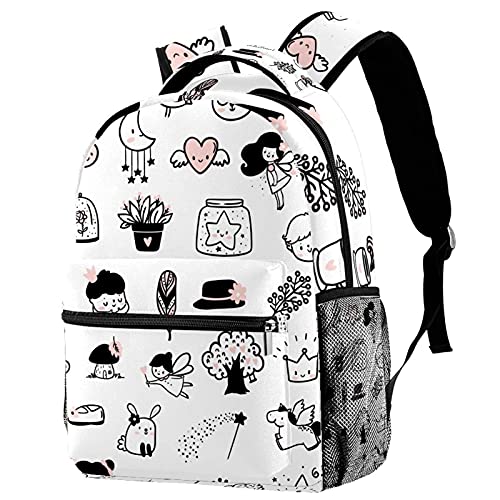 Sac à dos voyage princesses blanc pour soulager le dos de vos enfants en sortie