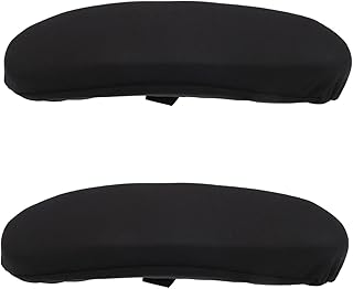 SHOWERORO 2pcs Chair Arm Cover Desk Desk Chairs Black Chairs Desk Arm Support Armrest Covers Replacement Arm Rests for Office Chair Arm Rest Covering Office Chair Arm Cushion Arm Pads Sponge