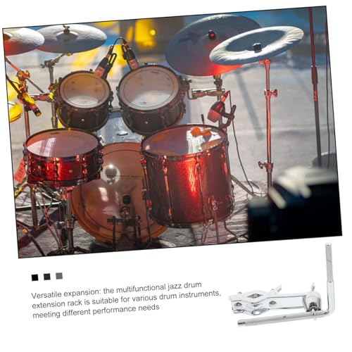 Support de cymbale avec fixation cowbell extension rack percussion portable - 6