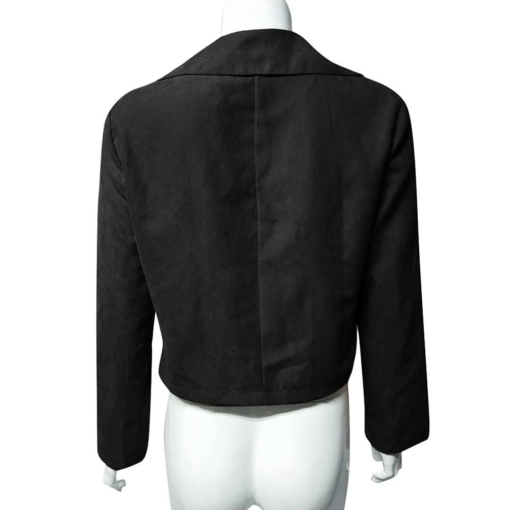 Vestes Légères Womens Oversized Veste en Cuir Manteau Moto Biker | Printemps Randonnée Motocycle Veste Mode d'Automne Tenues d'Hiver Manteaux Femme Grandes Tailles
